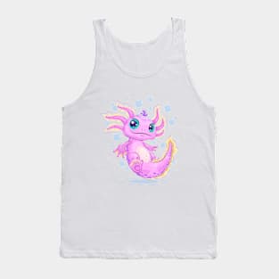 Cute cartoon axolotl Tank Top